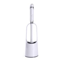 White & Grey Dispenser Toilet Brush with Holder
